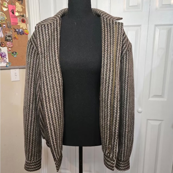 Dior Jackets & Blazers - Dior Brown Striped Women's Blazer